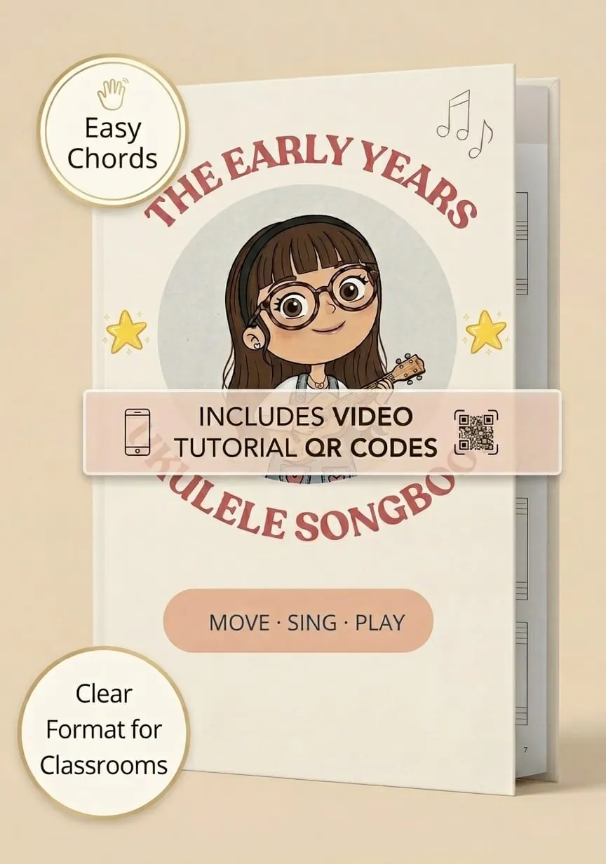 The Early Years Ukulele Songbook with video tutorial QR codes